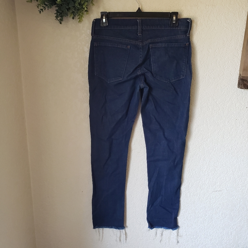 Mott & Bow Boyfriend Raw Hem Jeans Size  26